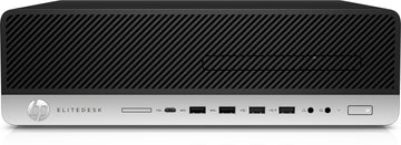 HP EliteDesk 800 G4 SFF - Intel Core i5 8500, 16GB RAM, 256GB SSD - Renewed - Premium
